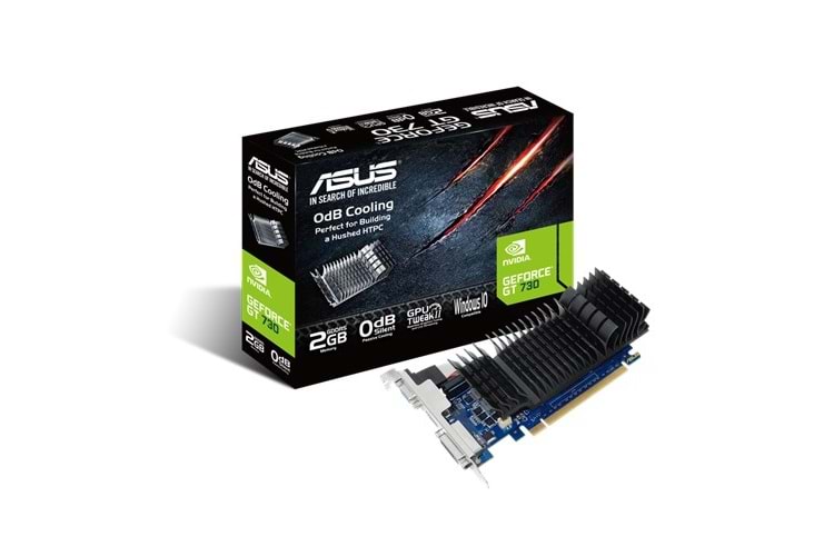 Asus GT730-SL-2GD5-BRK 2GB 64Bit DDR3 PCI 2.0 Ekran Kartı