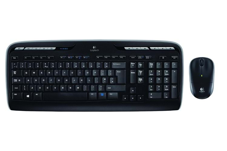 Logitech MK330 Multimedya Kablosuz Q Klavye Mouse Set