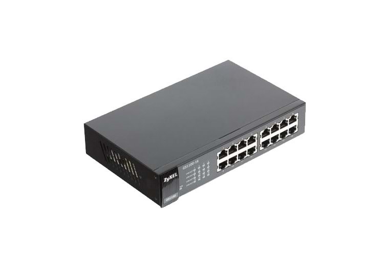Zyxel GS1100-16 16 Port 10/100/1000 Yönetilemez Gigabit Switch