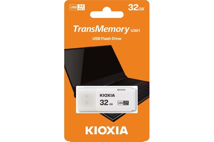 Kioxia TransMemory U301 32 GB USB 3.2 Gen 1 Flash Bellek