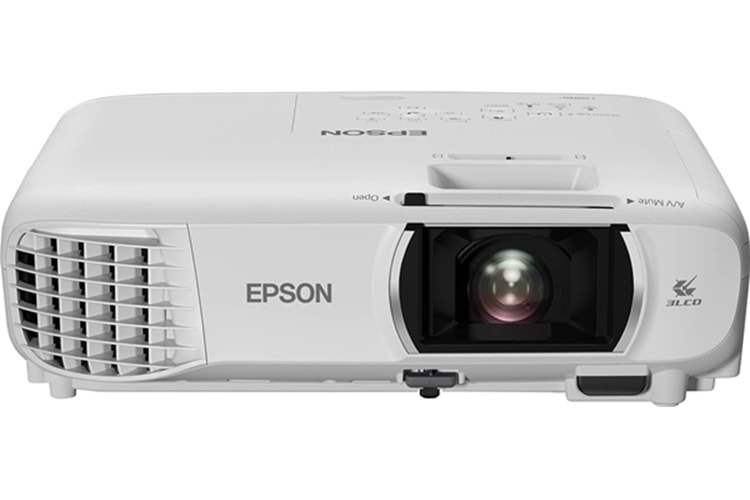 Epson EH-TW750 3LCD Projektör (Full HD 1920 x 1080p, 3.400 Lümen Beyaz ve Renk Parlaklığı 3.400 Lümen, Kontrast Oranı 16.000:1, Miracast, WiFi, HDMI)