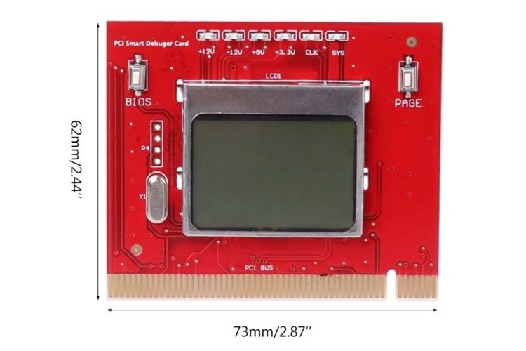 PC LCD PCI ekran anakart teşhis hata ayıklama kartı test cihazı PC dizüstü masaüstü için