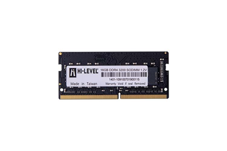 Hi-Level 16GB 3200MHz DDR4 Notebook Ram 1.2V (HLV-SOPC25600D4/16G)