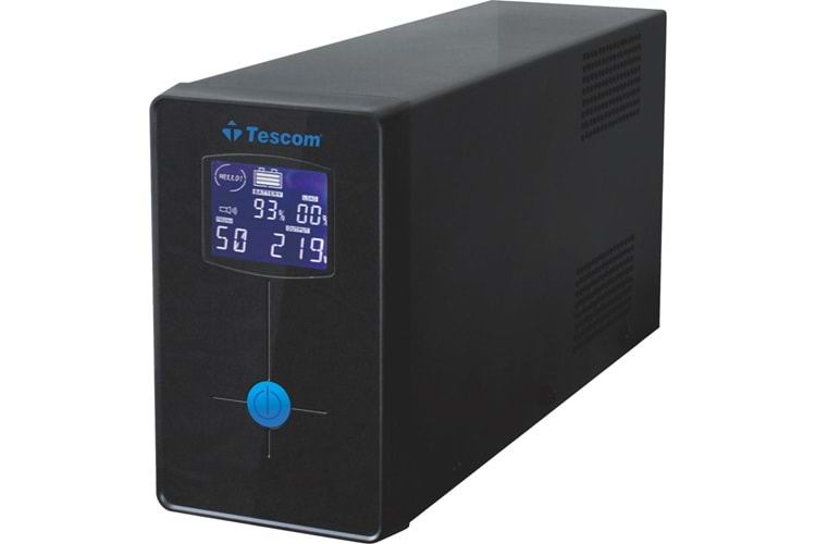 Tescom Leo+ 2200VA LCD USB RJ45 Modem Protect UPS Güç Kaynağı