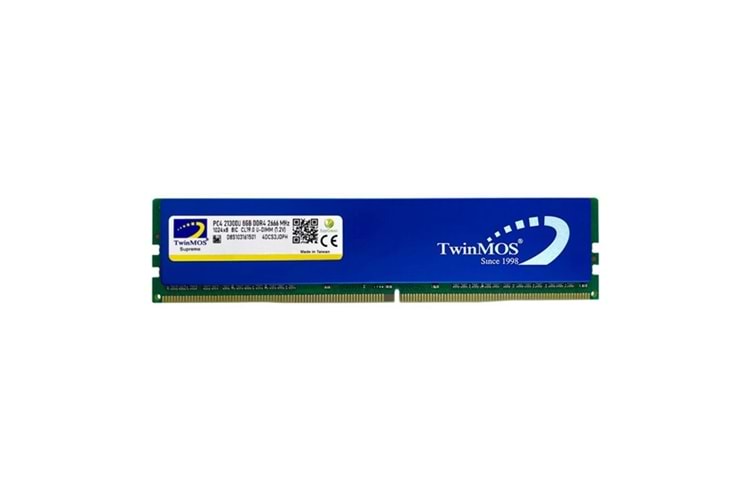 Twinmos MDD416GB2666D 8 GB DDR4 2666 MHz CL19 Ram