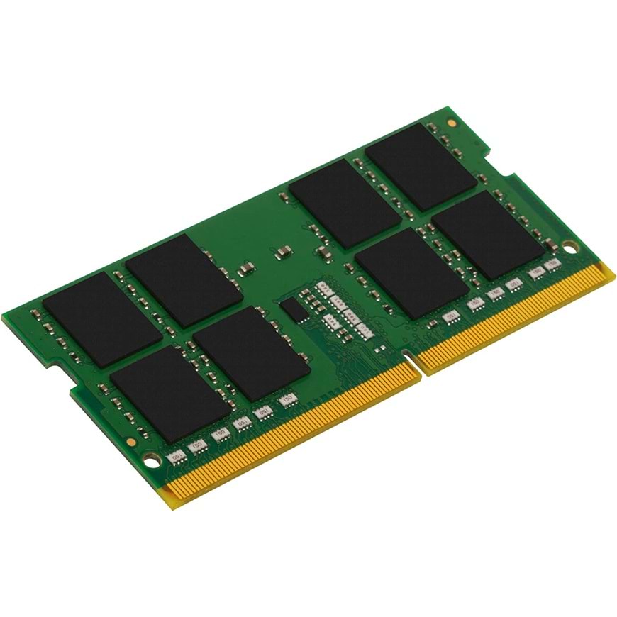 Kingston ValueRAM 32 GB 3200 MHz DDR4 Bellek NonECC CL22 SODIMM Notebook Ram 2Rx8 1.2V KVR32S22D8/32